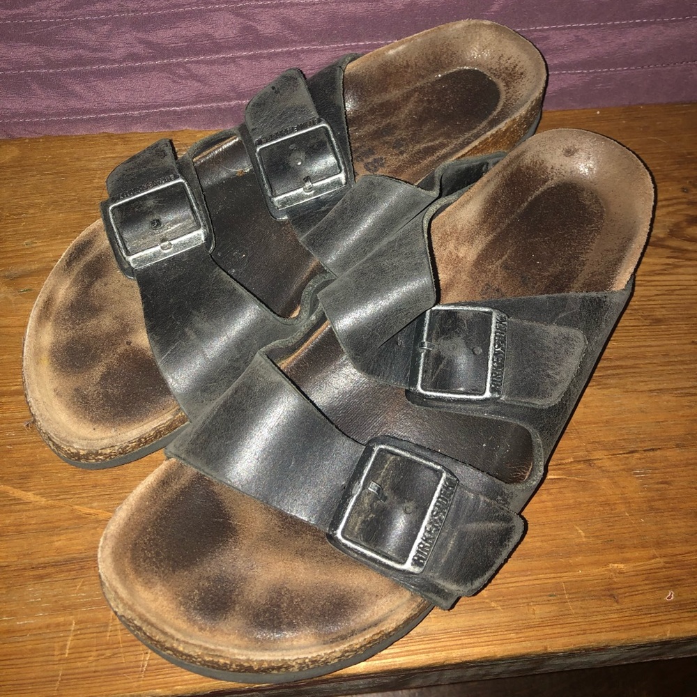 Birkenstock Classic Black 2 Strap Sandals